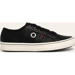 S. Oliver - Tenisówki. Czarne trampki i tenisówki damskie S.Oliver, bez wzorów, z gumy, na sznurówki. Za 189,90 zł.