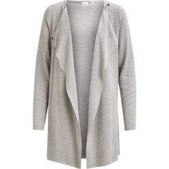 Kardigany damskie: Object Kardigan light grey melange