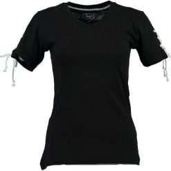 T-shirty damskie: Koszulka „Jeline” w kolorze czarnym