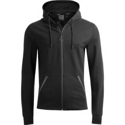 Bluza męska BLM608 - głęboka czerń - Outhorn. Bluzy męskie Outhorn, m, bez wzorów, z bawełny, z kapturem, bez rękawów, bez kaptura. W wyprzedaży za 99,99 zł.