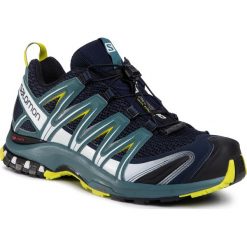 Buty SALOMON - Xa Pro 3D 409775 28 V0 Navy Blazer/Hydro./Evening Primrose. Niebieskie buty sportowe męskie Salomon, ze skóry ekologicznej, bez zapięcia, do biegania. Za 569,00 zł.