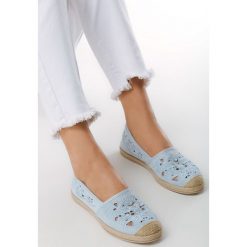 Niebieskie Espadryle Pickedness. Niebieskie espadryle damskie Born2be, bez wzorów, bez obcasa. Za 69,99 zł.