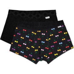 Happy Socks - Bokserki (2-pack). Bokserki męskie Happy Socks, s, bez wzorów, z dzianiny. W wyprzedaży za 49,90 zł.