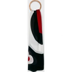 Tommy Hilfiger - Chusta. Niebieskie chusty damskie marki TOMMY HILFIGER, z bawełny. Za 229,90 zł.