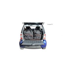 SMART FORTWO COUPE I, 1998-2007 - TORBY DO BAGAŻNIKA (2 SZT) KJUST - 7049001. Torby podróżne KJUST, bez wzorów, z kauczuku, klasyczne. Za 439,00 zł.