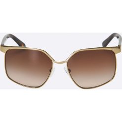 Michael Kors - Okulary August. Żółte okulary przeciwsłoneczne damskie marki Michael Kors. W wyprzedaży za 579,90 zł.