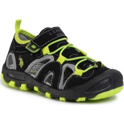 Sandały U.S. POLO ASSN. - Cabrera1 GENE4169S9/TH1 Blk/Lgre. Czarne sandały chłopięce U.S. Polo Assn., ze skóry ekologicznej, bez zapięcia. Za 199,00 zł.