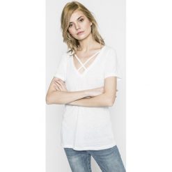 Only - Top. Szare topy damskie ONLY, l, z bawełny. W wyprzedaży za 49,90 zł.