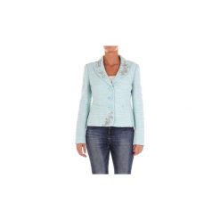 Marynarki Moschino A05121116. Niebieskie marynarki damskie MOSCHINO, bez wzorów. Za 1814,07 zł.