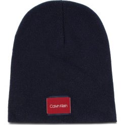 Czapka CALVIN KLEIN - Classic Beanie M K50K504118 448. Niebieskie czapki męskie Calvin Klein, bez wzorów, z wiskozy. Za 179,00 zł.