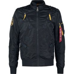 Alpha Industries FALCON II Kurtka Bomber repl. blue. Niebieskie kurtki męskie Alpha Industries, m, bez wzorów, z nylonu. W wyprzedaży za 467,35 zł.