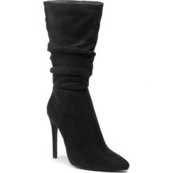 Kozaki DEEZEE - LS5109-11 Black. Czarne kozaki damskie DeeZee, ze skóry ekologicznej, bez obcasa, bez zapięcia. Za 129,99 zł.