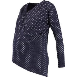 Bluzki damskie: ISABELLA OLIVER SIGNATURE NURSING Bluzka z długim rękawem navy polka print