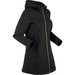 Kurtka outdoorowa ze stretchem, długi rękaw, z kolekcji Maite Kelly bonprix czarny. Czarne kurtki damskie bonprix, bez wzorów, z materiału, długie, bez kaptura. Za 149,99 zł.