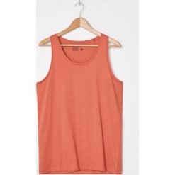 Koszulka basic z bawełny organicznej - Bordowy. Czerwone koszulki męskie House, s, bez wzorów, z bawełny, bez kołnierzyka, bez rękawów. Za 25,99 zł.