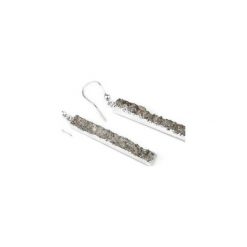 Earrings Długie Agat Szary srebro. Szare kolczyki damskie Brazi druse jewelry, z agatem, srebrne. Za 220,00 zł.