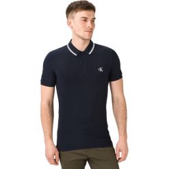 Calvin Klein Essentials Polo Koszulka Niebieski. Niebieskie podkoszulki męskie Calvin Klein, xl, bez wzorów, z elastanu, bez rękawów. Za 290,95 zł.