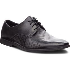 Półbuty CLARKS - Bampton Cap 261354027 Black Leather. Czarne półbuty skórzane męskie Clarks. W wyprzedaży za 219,00 zł.