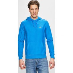 Lee - Bluza. Niebieskie bluzy męskie marki Lee, s, bez wzorów, z bawełny, z kapturem, bez rękawów, z kapturem. Za 259,90 zł.