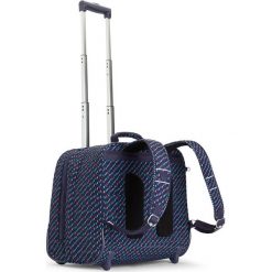Walizka "Clas Dallin" w kolorze granatowym - 42,5 x 39,5 x 26 cm. Niebieskie walizki Kipling, w paski, z tkaniny. W wyprzedaży za 257,95 zł.