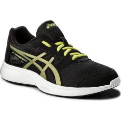Buty ASICS - Stormer 2 T843N Black/Neon Lime/White 9089. Czarne buty do biegania męskie marki Asics, z materiału. W wyprzedaży za 159,00 zł.