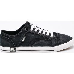 Big Star - Buty. Czarne trampki męskie marki BIG STAR, bez wzorów, z gumy, retro, na sznurówki. W wyprzedaży za 89,90 zł.