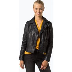 Esprit Casual - Damska kurtka skórzana, niebieski. Niebieskie kurtki damskie marki Esprit Casual, bez wzorów, z tkaniny, casualowe, bez kaptura. Za 299,95 zł.