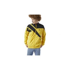 Bluzy dresowe Reebok Classic Kurtka Classics Vector Track Jacket. Żółte bluzy męskie Reebok Classic, s, bez wzorów, z dresówki, bez kaptura. Za 329,00 zł.