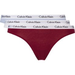 Calvin Klein 3-pack Spodenki Niebieski Czerwony Biały. Czerwone figi damskie Calvin Klein, xs, bez wzorów, z elastanu. Za 188,95 zł.