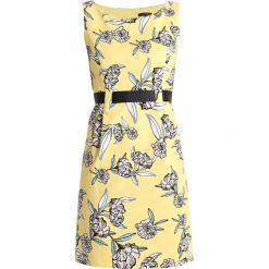 Comma KURZ Sukienka letnia yellow. Żółte sukienki letnie marki comma, z bawełny. W wyprzedaży za 356,85 zł.