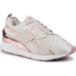 Sneakersy PUMA - Muse X-2 Metallic Wn's 370838 03 Pastel Parchment/Rose Gold. Brązowe sneakersy damskie Puma, ze skóry ekologicznej. Za 399,99 zł.