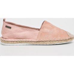 Big Star - Espadryle. Różowe espadryle damskie BIG STAR, bez wzorów, z materiału, bez obcasa, na obcasie. W wyprzedaży za 69,90 zł.