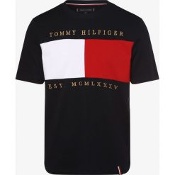 Tommy Hilfiger - T-shirt męski, niebieski. Niebieskie t-shirty męskie TOMMY HILFIGER, xxl, z nadrukiem, bez kołnierzyka. Za 269,95 zł.