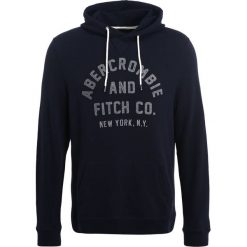 Bluzy męskie: Abercrombie & Fitch BASIC LOGO Bluza z kapturem navy