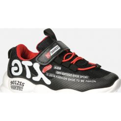 Czarne buty sportowe na rzep casu 204/8m. Czarne buty dziewczęce sportowe Casu, bez wzorów, bez zapięcia. Za 39,99 zł.