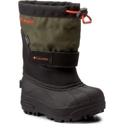 Buty zimowe chłopięce: Śniegowce COLUMBIA – Childrens Powderbug Plus II BC1326 Black/Spicy 011