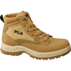 Trapery męskie Fila brązowe. Pomarańczowe bez kategorii Fila, z materiału, na sznurówki. Za 179,90 zł.