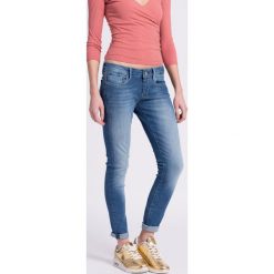 Pepe Jeans - Jeansy Soho. Niebieskie jeansy damskie marki Pepe Jeans, z obniżonym stanem. W wyprzedaży za 259,90 zł.