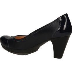 CZÓŁENKA MM OLEKSY 120. Czarne buty ślubne damskie Casu, na koturnie. Za 219,99 zł.