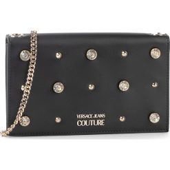 Torebka VERSACE JEANS COUTURE - E3VUBPP6 71303 899. Czarne torebki klasyczne damskie Versace Jeans Couture, bez wzorów, z jeansu, biznesowe, na ramię, bez dodatków. Za 449,00 zł.