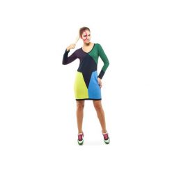 Larissa Dress (Green). Zielone sukienki damskie OKUAKU, m, bez wzorów, z elastanu, bez kołnierzyka, bez rękawów, midi. Za 279,00 zł.