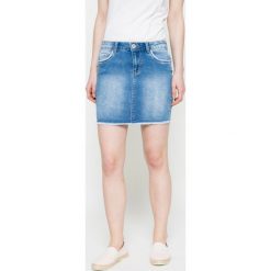 Only - Spódnica. Niebieskie spódniczki damskie jeansowe marki ONLY, mini. W wyprzedaży za 59,90 zł.