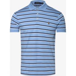 Polo Ralph Lauren - Męska koszulka polo – Slim fit, niebieski. Niebieskie koszulki męskie Polo Ralph Lauren, xl, bez wzorów, z bawełny, bez rękawów. Za 479,95 zł.