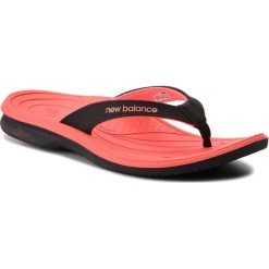 Japonki NEW BALANCE - W6091BKI Czarny. Czarne klapki damskie New Balance, bez wzorów, ze skóry ekologicznej, bez obcasa. W wyprzedaży za 69,00 zł.