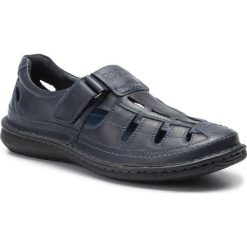 Sandały GO SOFT MI08-C507-350-01. Pomarańczowe sandały męskie GO SOFT, ze skóry, bez zapięcia. Za 159,99 zł.