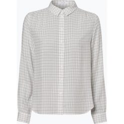 Opus - Bluzka damska – Flena, beżowy. Brązowe bluzki damskie Opus, w kratkę, z materiału, bez kołnierzyka, bez rękawów. Za 269,95 zł.