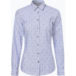 Tommy Hilfiger - Bluzka damska, niebieski. Niebieskie bluzki damskie TOMMY HILFIGER, bez wzorów, klasyczne, z klasycznym kołnierzykiem, bez rękawów. Za 229,95 zł.