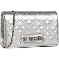 Torebka LOVE MOSCHINO - JC4261PP0BKA0902 Argento. Szare torebki klasyczne damskie Love Moschino, bez wzorów, ze skóry ekologicznej, wizytowe, bez dodatków. Za 529,00 zł.