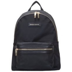 Smith & Canova damski plecak Marnie czarny. Czarne plecaki damskie Smith & Canova, bez wzorów, eleganckie. Za 469,00 zł.