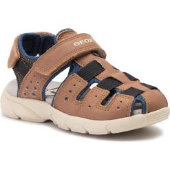 Sandały GEOX - J S.Flexyper B.D J929DD 014NC C6001 S Cognac. Pomarańczowe sandały chłopięce Geox, ze skóry, bez zapięcia. W wyprzedaży za 199,00 zł.